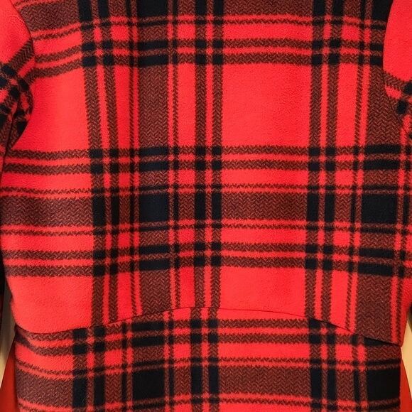 Columbia Women's Red Plaid Fleece Lined Jacket Coat Ladies Size Small NICE!! - Picture 11 of 13